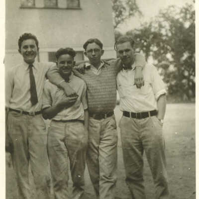 Fred Bergtold and pals