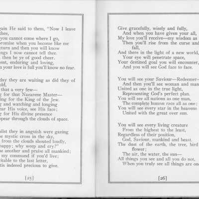 1930 Holy City Booklet pages 25, 26