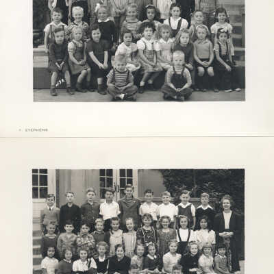 1946 Class 3 - Mrs. Elizabeth van Bibber, teacher, University Avenue School