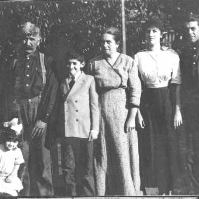 Hannah and Frank Gonzales and family