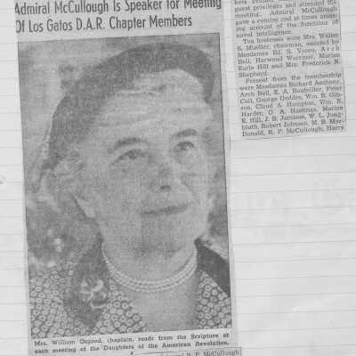 Meeting of Daughters of the American Revolution