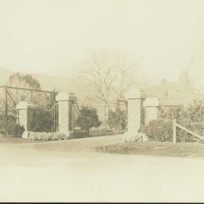 Gates to Balch-Case compound