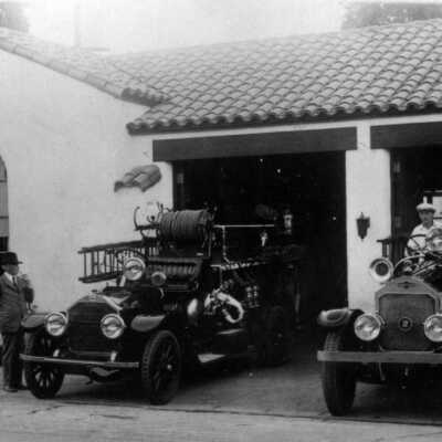 Firehouse on Tait and Main Streets