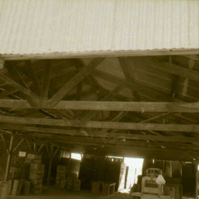 Drying shed roof