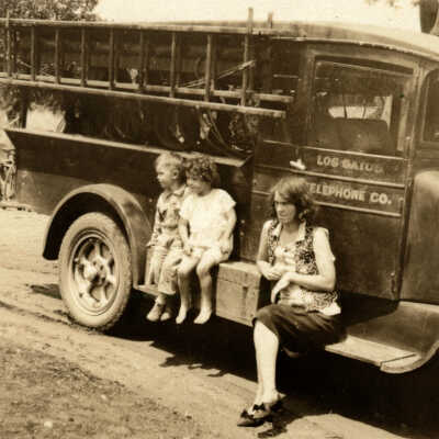 1931 Los Gatos Telephone Company truck