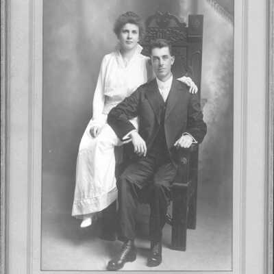 Melvel Hall and bride