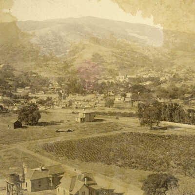 1886 View of Mt. El Sereno