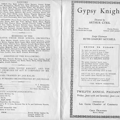 1930 (document-page 1) Gypsy Knight program