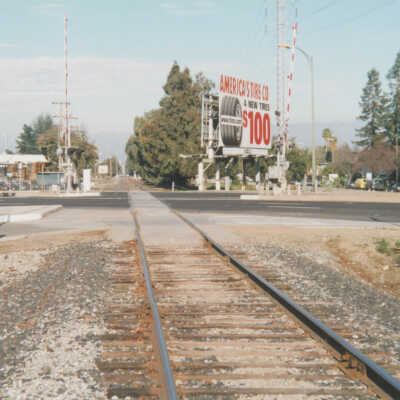 R.R. Crossing at Bascom Avenue: Looking North