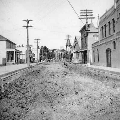1914 Early paving project