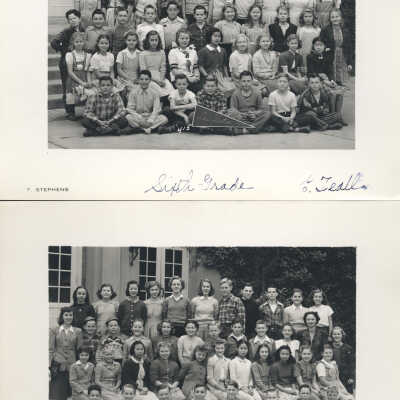 1945 Class - No teacher listed, University Avenue School