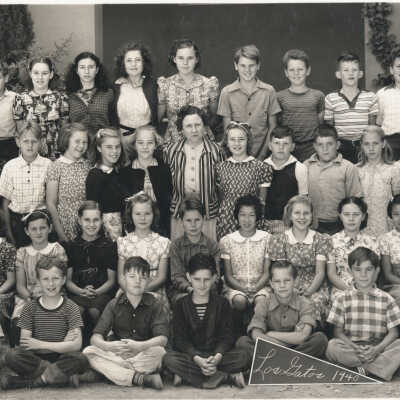 1940 Class 5A - Mrs. Annabel English, teacher, University Avenue School