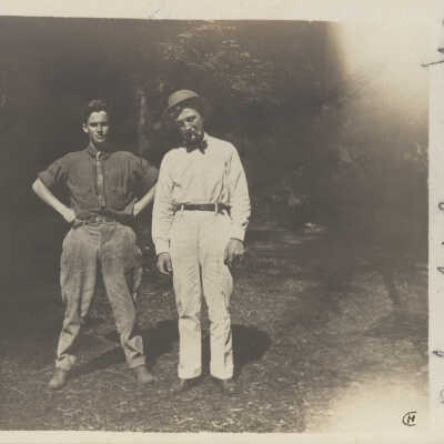 1913 Martin LeFevre at Big Basin
