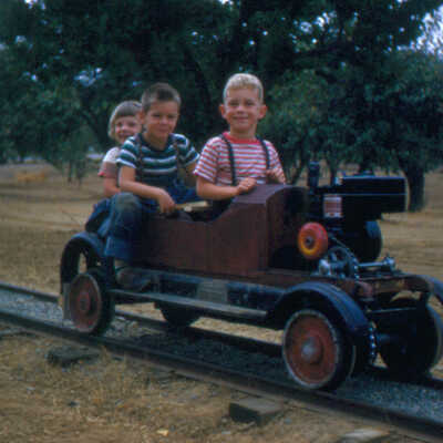 Grandchildren on Speeder