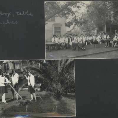 1927 Campfire Girls Scrapbook Page 1
