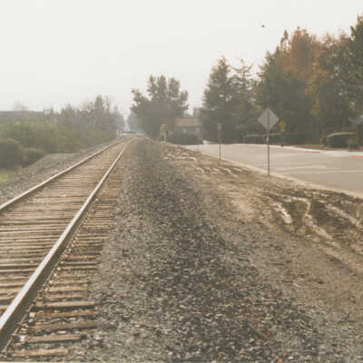 R.R. Crossing at Bascom Avenue: Looking South