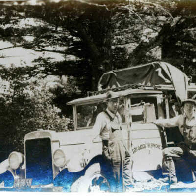 1934 Los Gatos Telephone Company truck