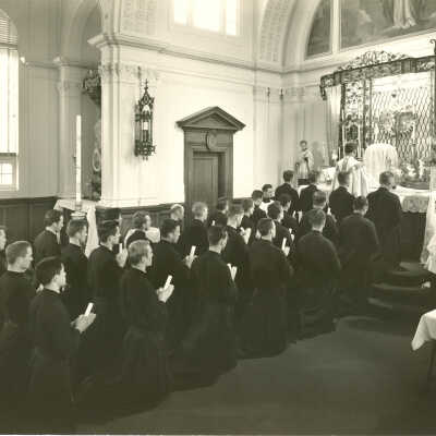 Novitiate Class - Staged Vow ceremony 1950
