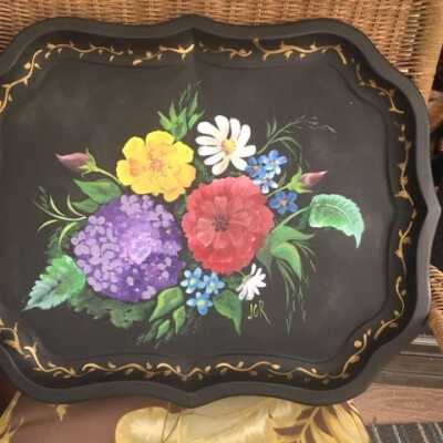 Tray painting