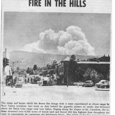 Fire in the Hills, July 1961
