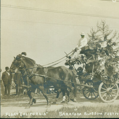Farwell, Bessie on float