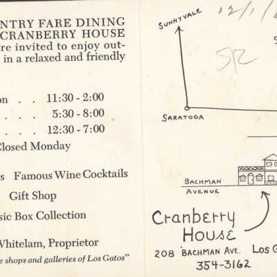 Country Fare Dining Rooms at Cranberry House