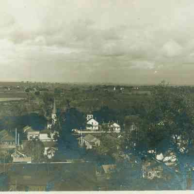 View from Cleland Avenue pre 1891 fire