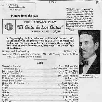 1924 (document) El Gato de Los Gatos program