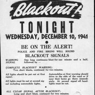 Flyers - WWII Blackout