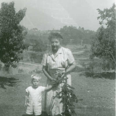 Louise Bergtold, grandson Phillip Bergtold