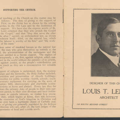 Souvenir Program & Directory - 1914