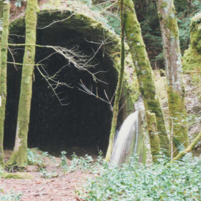 Route of S.P.C. and S.P. Railroads: Another view of the north portal of the Wrights Tunnel