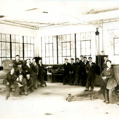 Los Gatos High School Shop Class ca. 1930