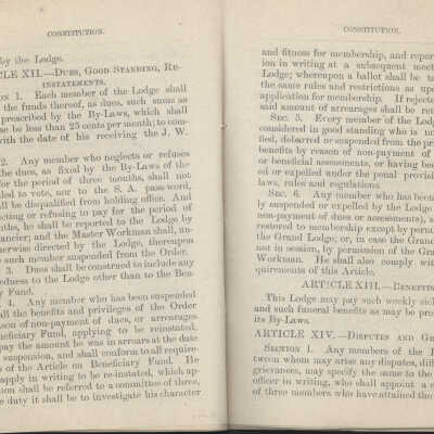 1882 A.O.U.W. Constitution pages 22, 23