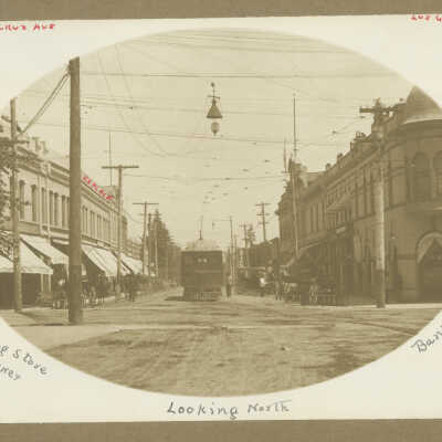 Santa Cruz Avenue looking north