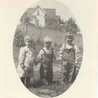 Children holding hands