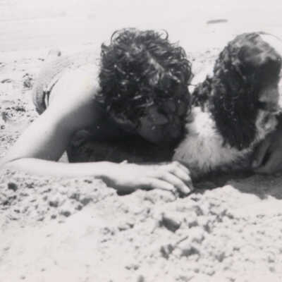 On the beach