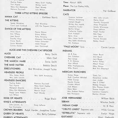 1946 (document-page 3) The Cats program