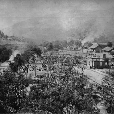 1901 Southwest view after major fire