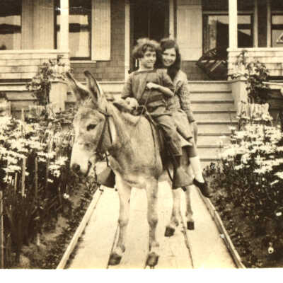 Beth Grover as a child
