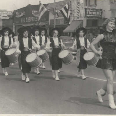 1954 Los Gatos High School Drum Corps