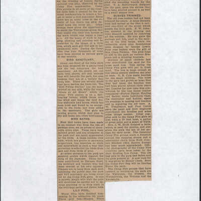 1928 Campfire Girls Scrapbook Page 16