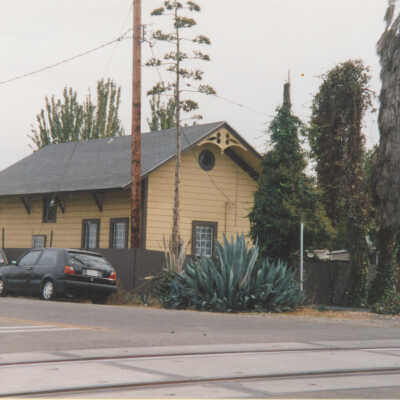 Alviso Train Depot: Rear View
