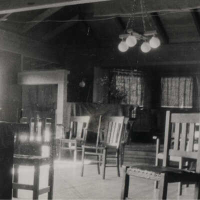 1908 History Club of Los Gatos Building Interior