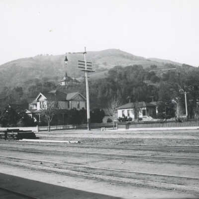 1900 Los Gatos train tracks