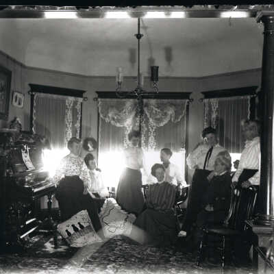 Ladies in parlor