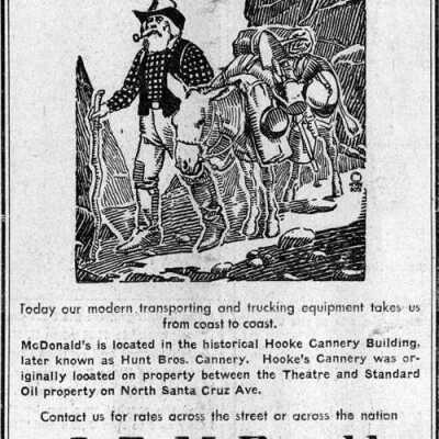 Advertisement - J. D. McDonald