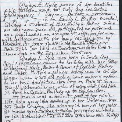 Kyle, Gladys - page 1
