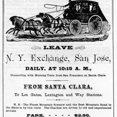Advertisement - Pioneer Stage Line