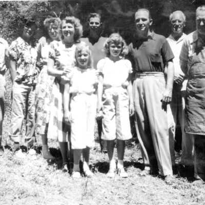 1957 Barbeque in the Santa Cruz Mountains